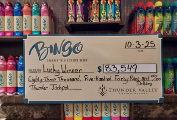 Thunder Jackpot Winner